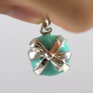 Tiffany & Co. Blue Cupcake Pendant and Necklace